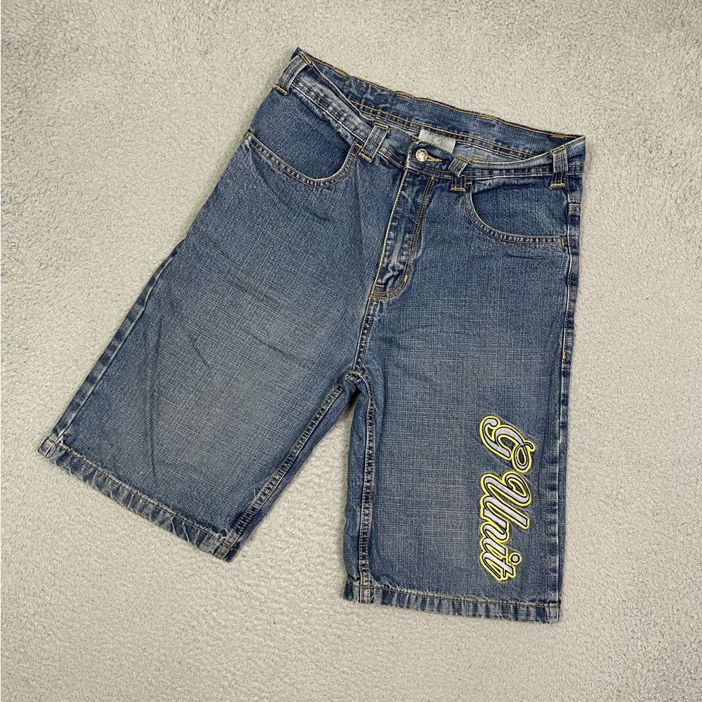 Vintage y2k G unit baggy jean shorts